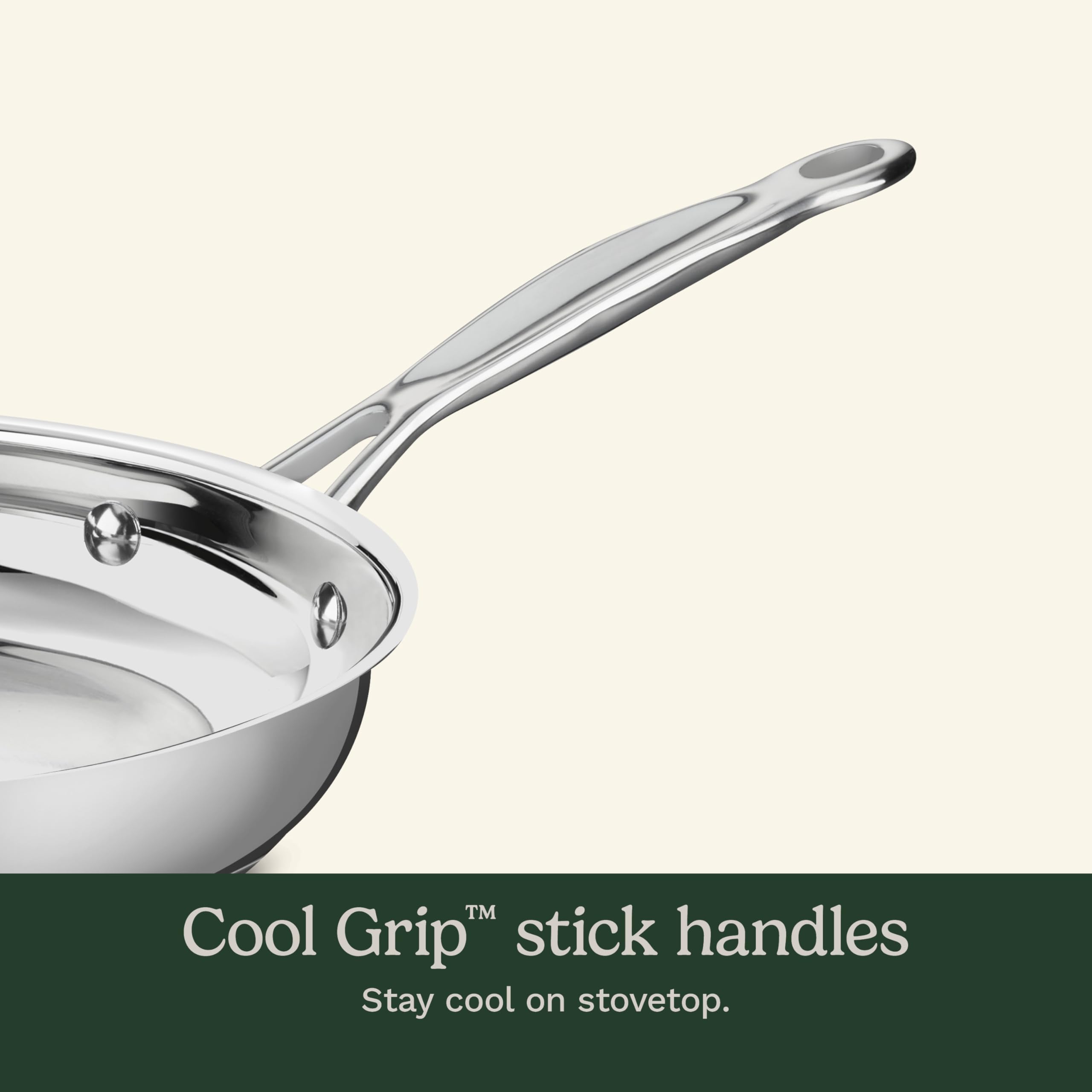 Cuisinart Chef's Classic stainless 7-piece flavor lock lid seals steam and flavors.