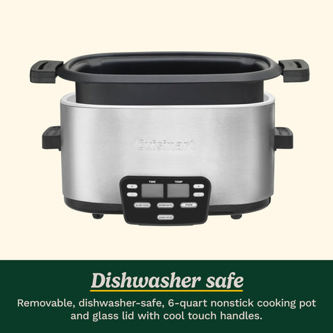 Cuisinart Cook Central slow-cook setting helps flavor development.