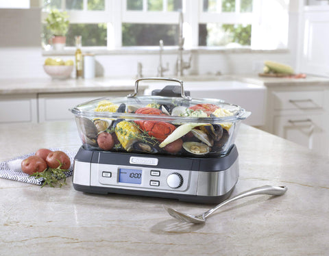 Manual setting on Cuisinart Cookfresh for customized steaming.