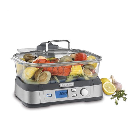 Cuisinart Cookfresh steamer with vegetables setting for quick, even cooking.