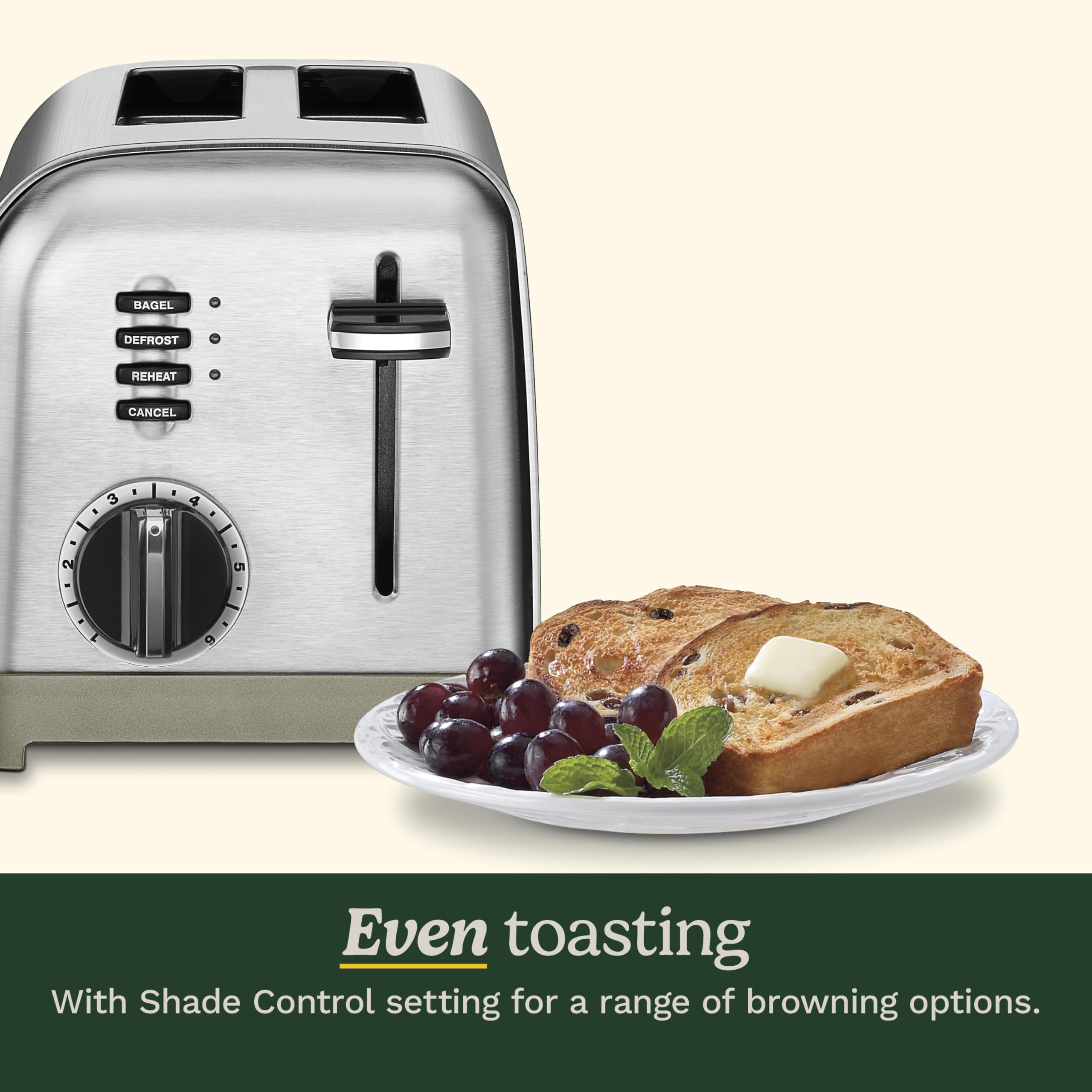 Cuisinart CPT-160 features an extra-lift carriage for easy removal