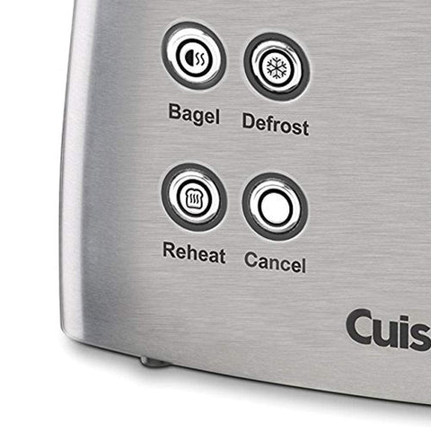 Cuisinart CPT-415P1 bagel setting protects the cut side with gentler heat