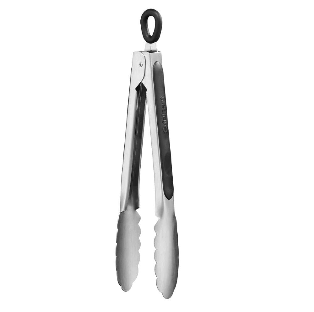 Cuisinart CTG-00-9TNG 9-inch tongs with soft-grip handles, ideal for nonstick cookware