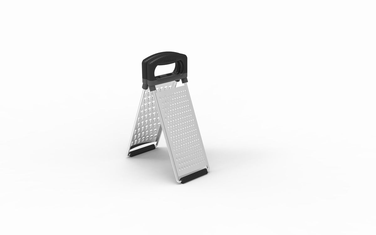 Cuisinart CTG-00-FG dual grater with coarse surface for cheese and vegetables.