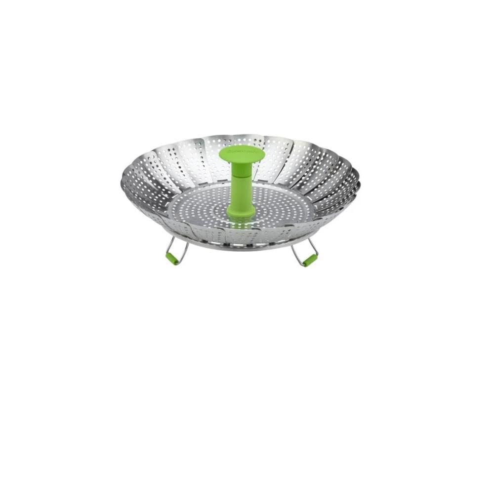 Cuisinart CTG-00-SS steamer with extended handle for safe removal of hot meals
