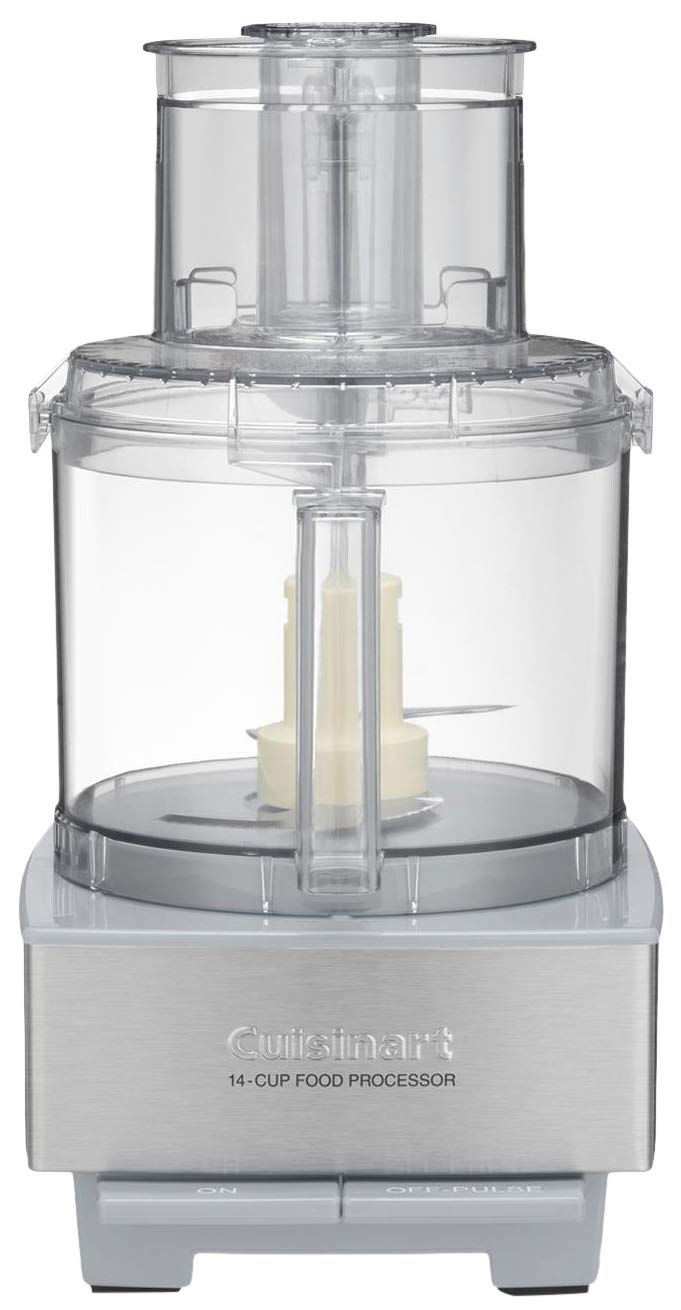 Cuisinart DFP-14CGRY motor base assembled for versatile home processing.
