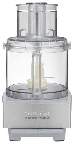 Cuisinart DFP-14CGRY motor base assembled for versatile home processing.