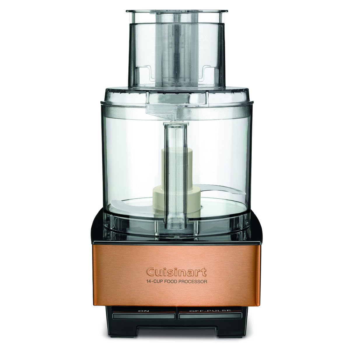 Cuisinart DFP-14CPY 14-cup work bowl ready for batch prep.