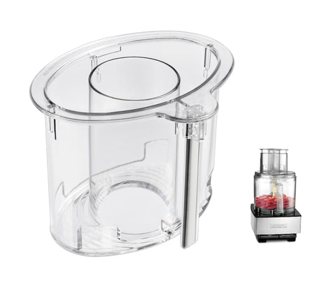 Cuisinart DLC-2014PT1 large-pusher sleeve for DFP-14 enables safe, efficient processing.