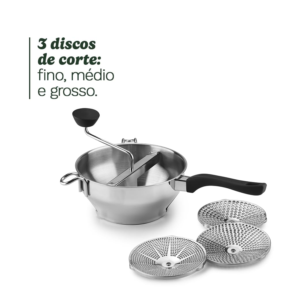 Cuisinart food mill medium disc ideal for delicate gnocchi.