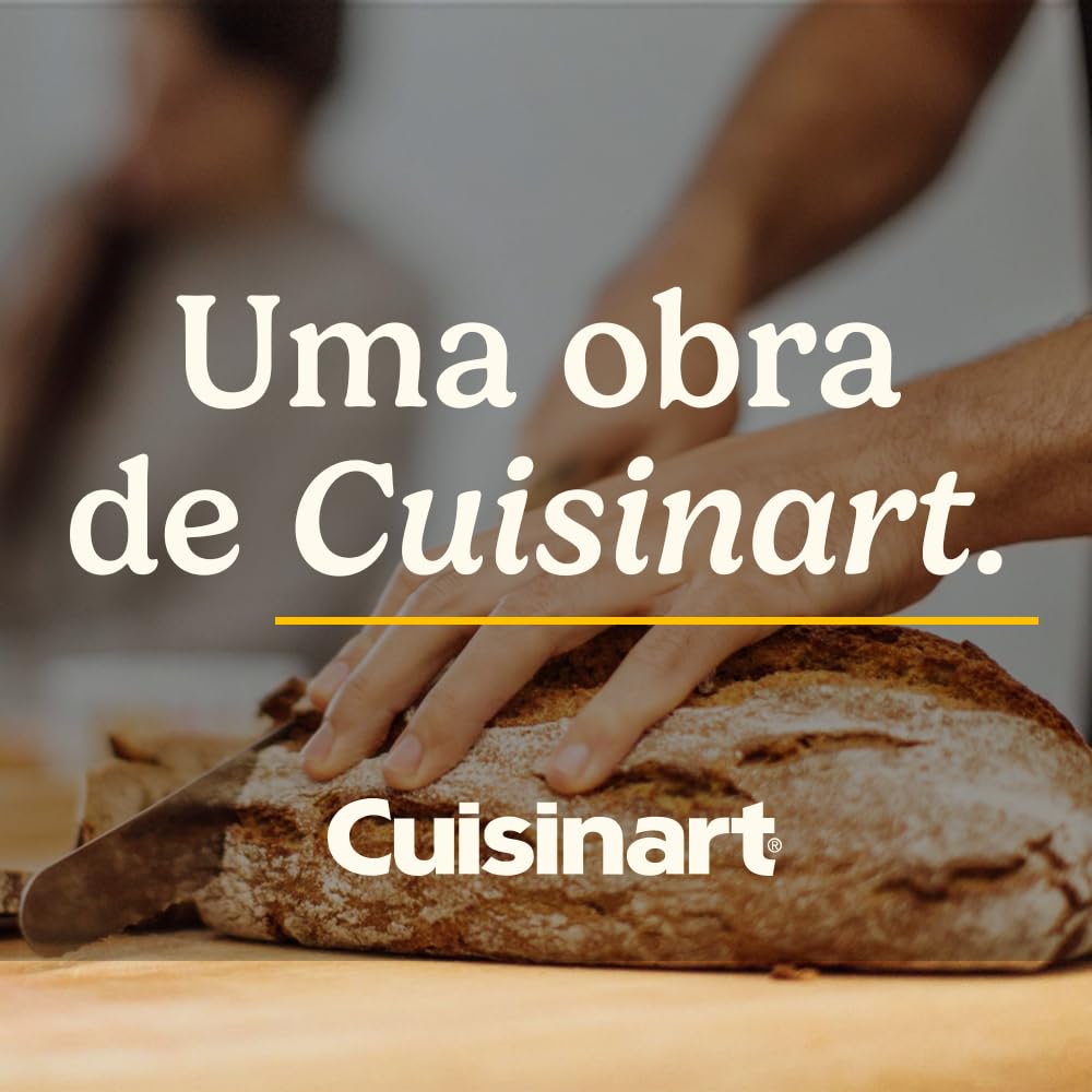Cuisinart food mill soft-grip handle for easy turning.