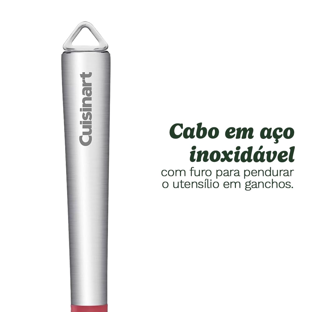 Cuisinart Fusion Proline Solid Turner with red ring accent for contemporary kitchen style.