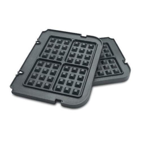 Cuisinart GR-WAFP waffle plates are dishwasher-safe for quick cleanup after waffles