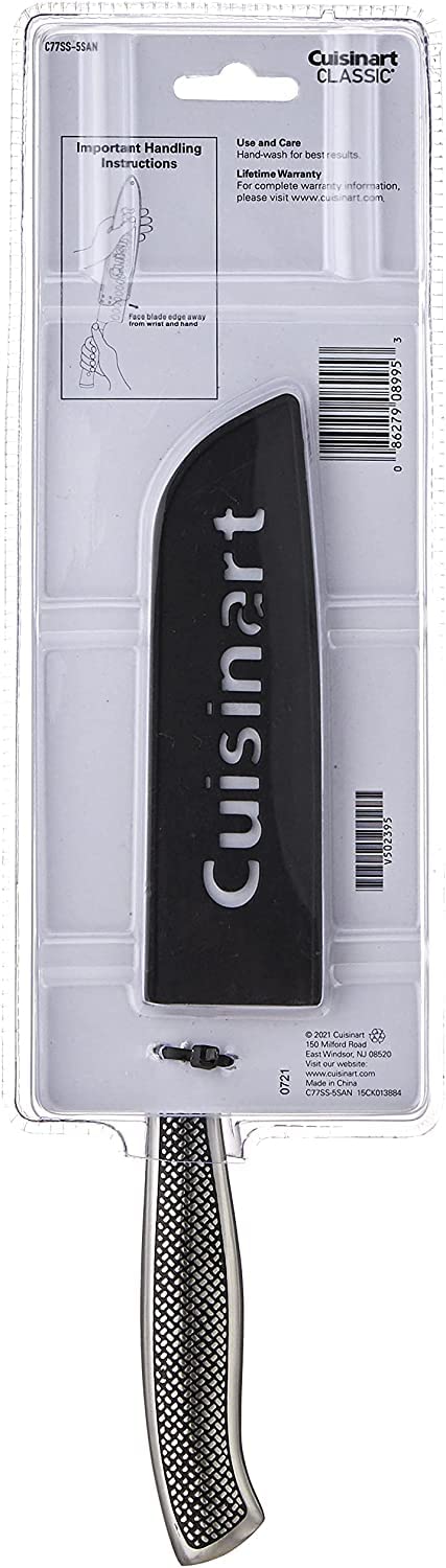 Cuisinart Graphix Santoku in use for efficient vegetable prep