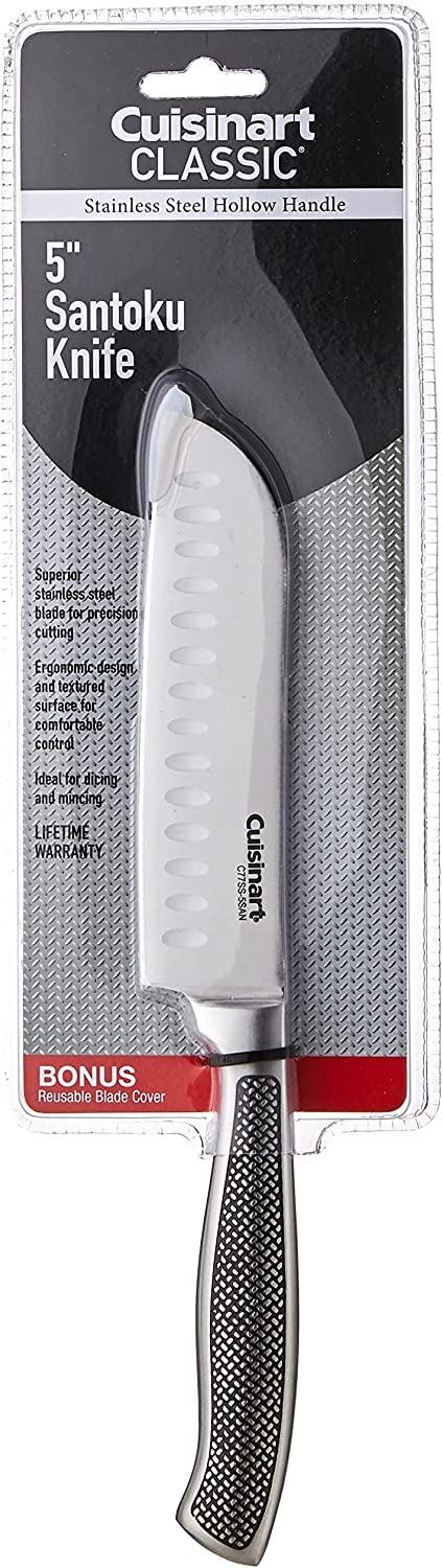 Cuisinart Graphix Santoku knife with textured handle for ergonomic grip
