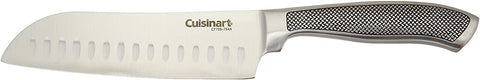 Cuisinart Graphix Santoku knife textured handle for comfortable, controlled cuts