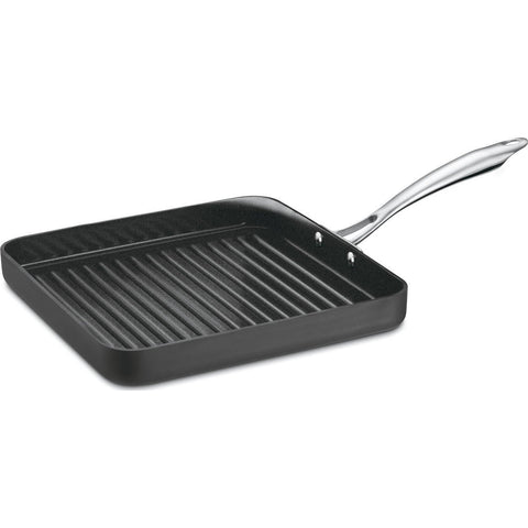 Cuisinart GreenGourmet grill pan top view showing ceramic nonstick surface and even heat