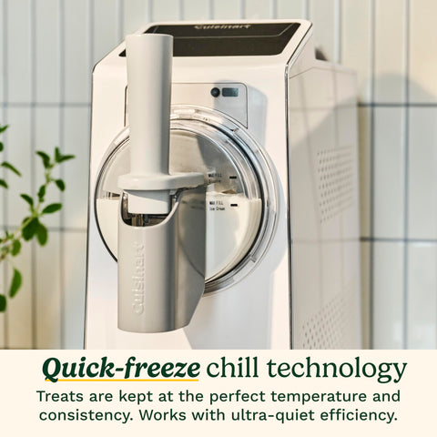 Cuisinart ICE-200 easy-dispense control ensures smooth serving