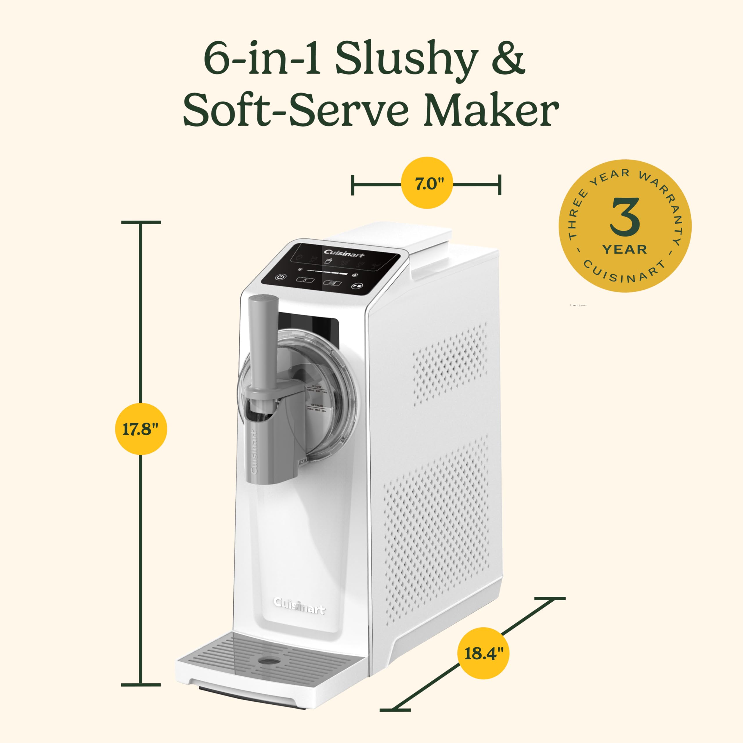 Cuisinart ICE-200 fast-freeze capability makes crowd-friendly desserts in minutes