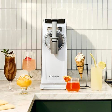 Cuisinart ICE-200 six-program control panel enables versatile frozen desserts