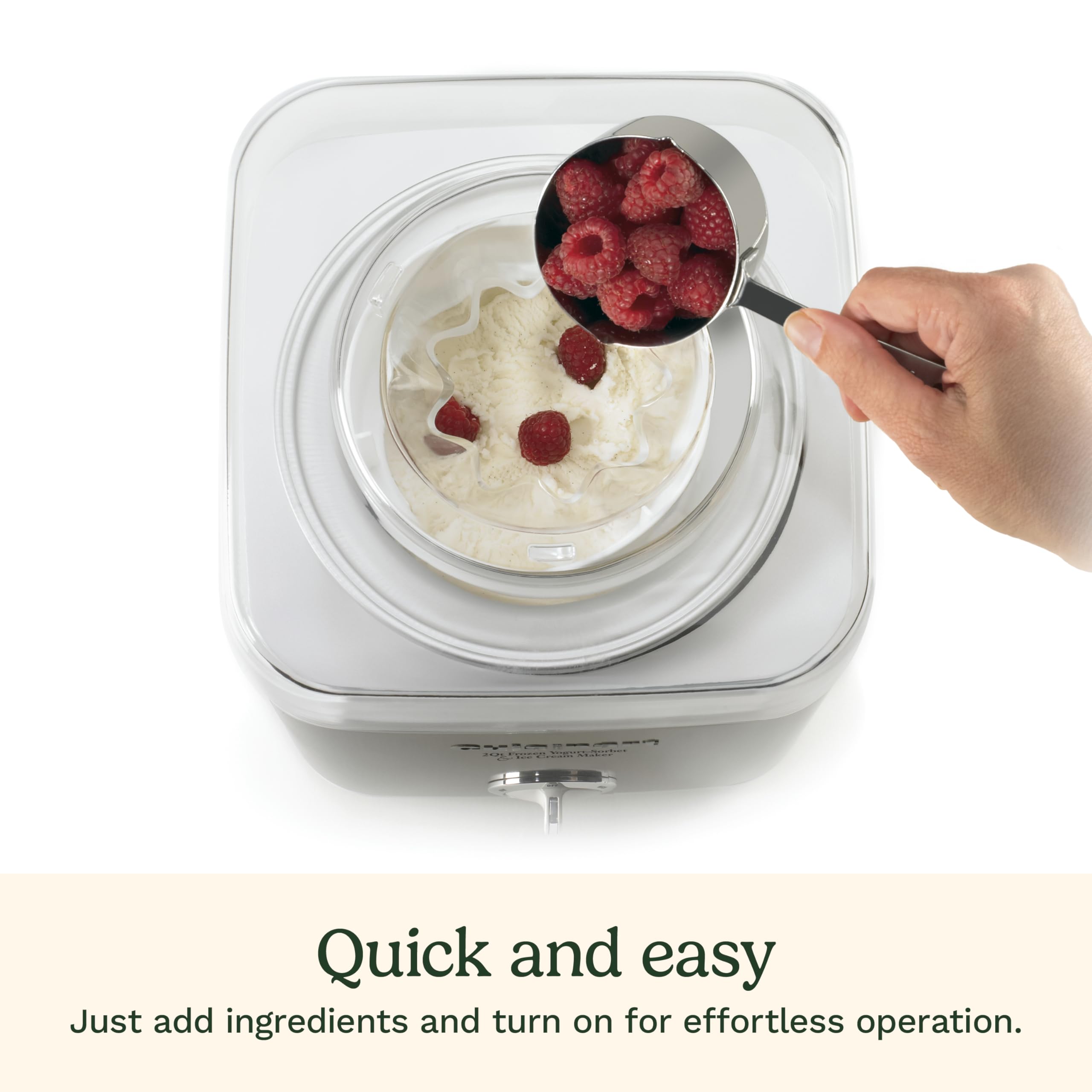 Cuisinart ICE30BCP1 includes paddle, lid, and recipe book for quick setup.