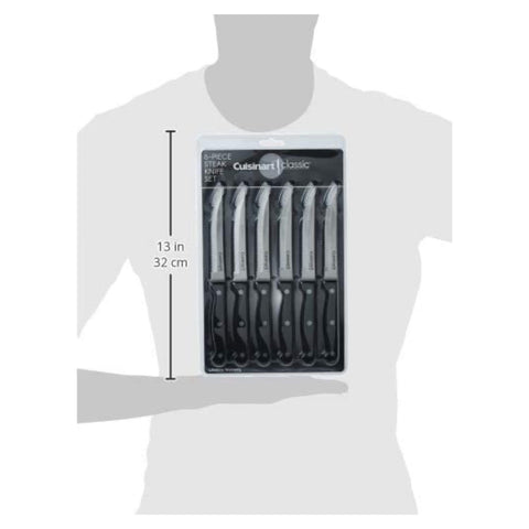 Cuisinart knife set full-tang blade construction for durable, reliable grip.