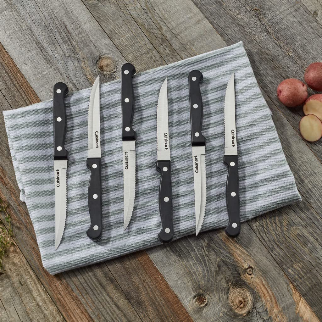 Cuisinart knife set hand-wash care to maintain sharpness and longevity.