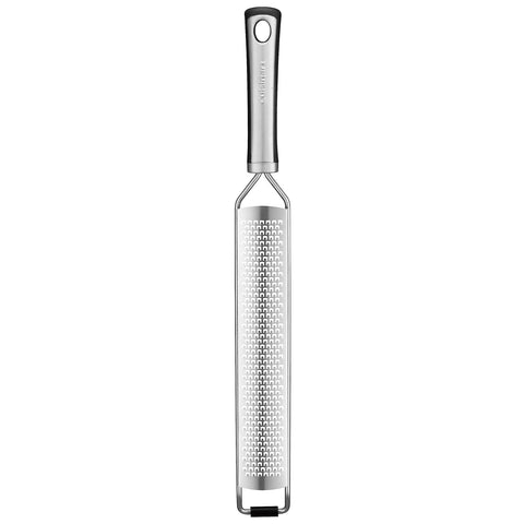 Cuisinart Long Zester and Grater CTG-21-ZES with ergonomic handle for easy citrus zesting and cheese grating.