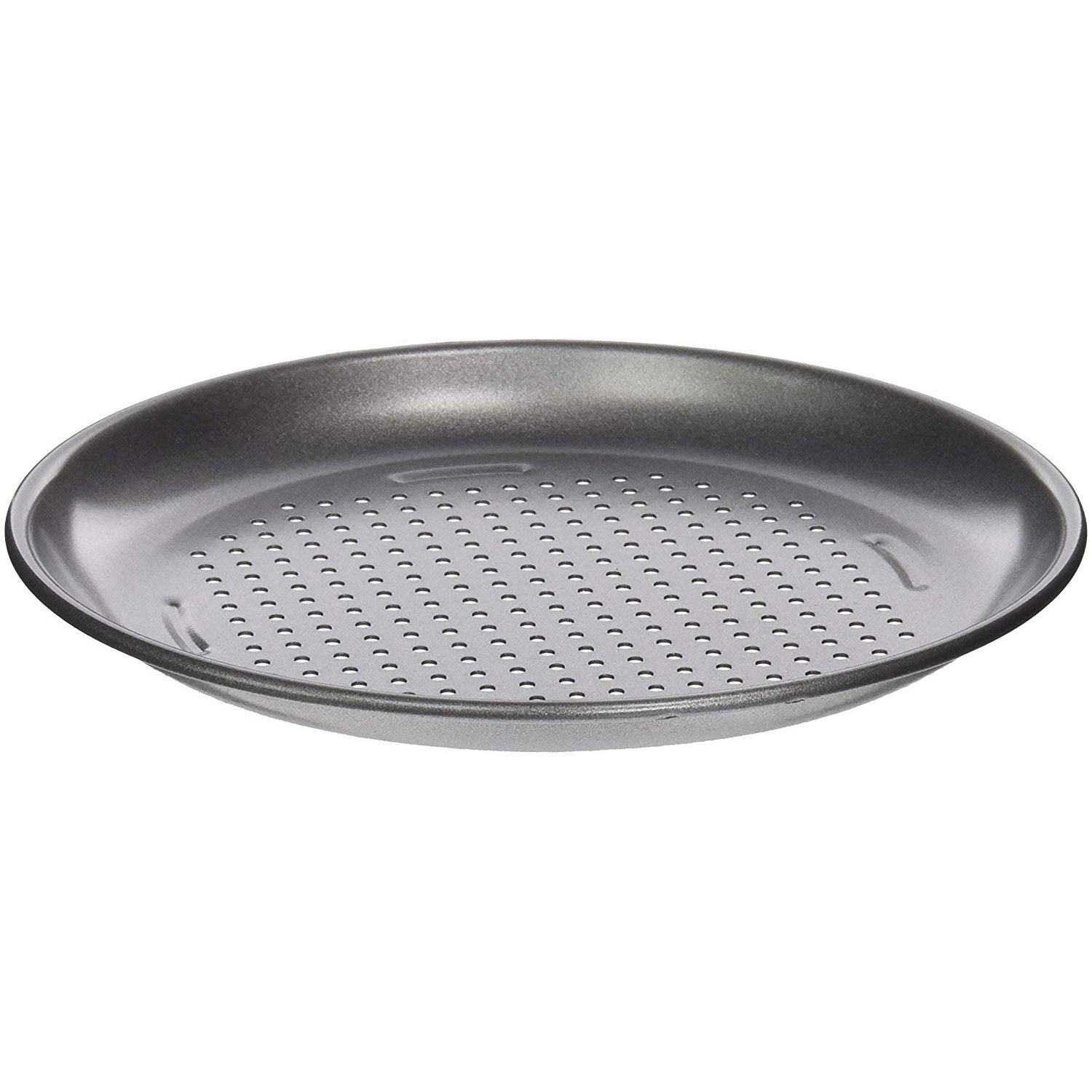 Cuisinart mini pizza pan set outer view highlights durable steel for even heating.