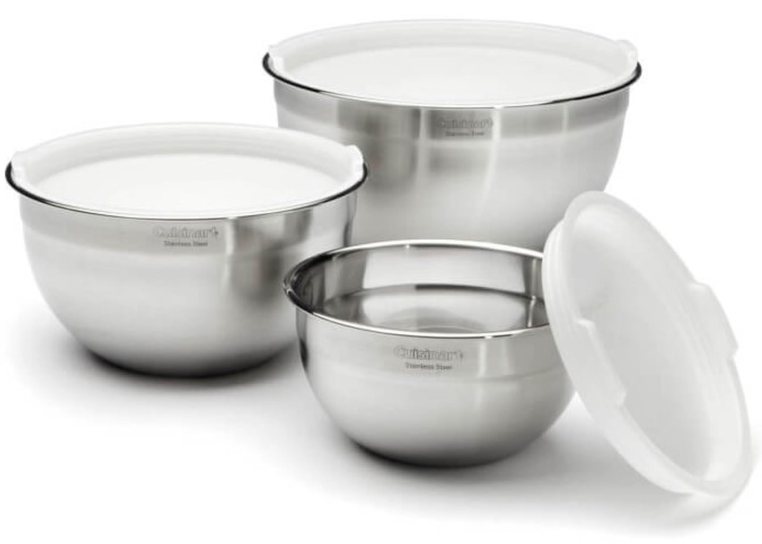 Cuisinart Mixing Bowl Set with nesting design saves space when stored