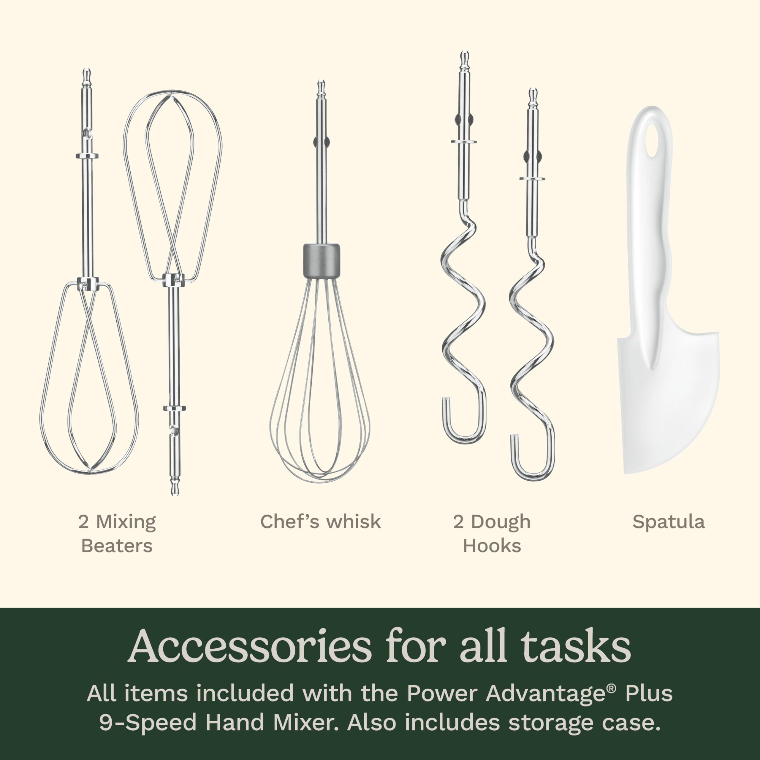 Cuisinart Power Advantage Plus accessories case keeps attachments organized.