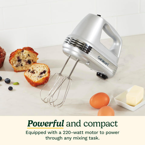 Cuisinart Power Advantage Plus beaters close-up highlighting dishwasher-safe cleaning.