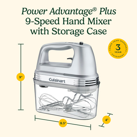 Cuisinart Power Advantage Plus in-use with bowl demonstrates 220W performance.