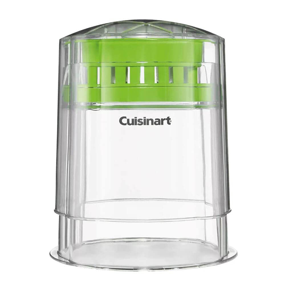 Cuisinart PrepExpress stainless steel blades deliver uniform cuts for perfect fries.