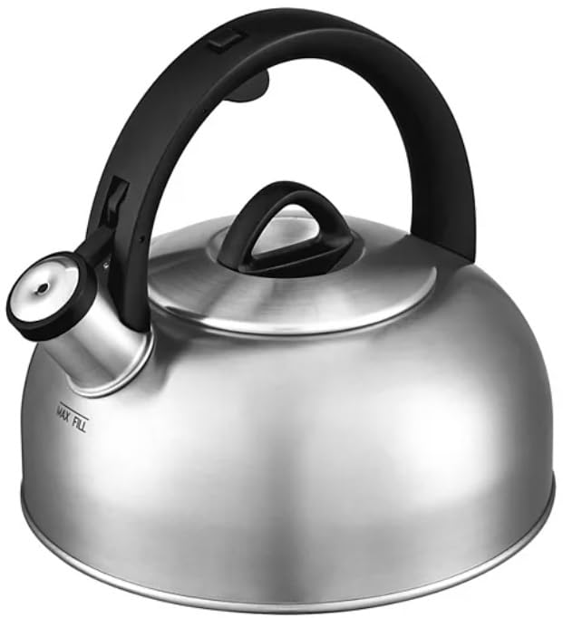 Cuisinart Professional brushed stainless 2-qt tea kettle pouring hot water for rich tea.