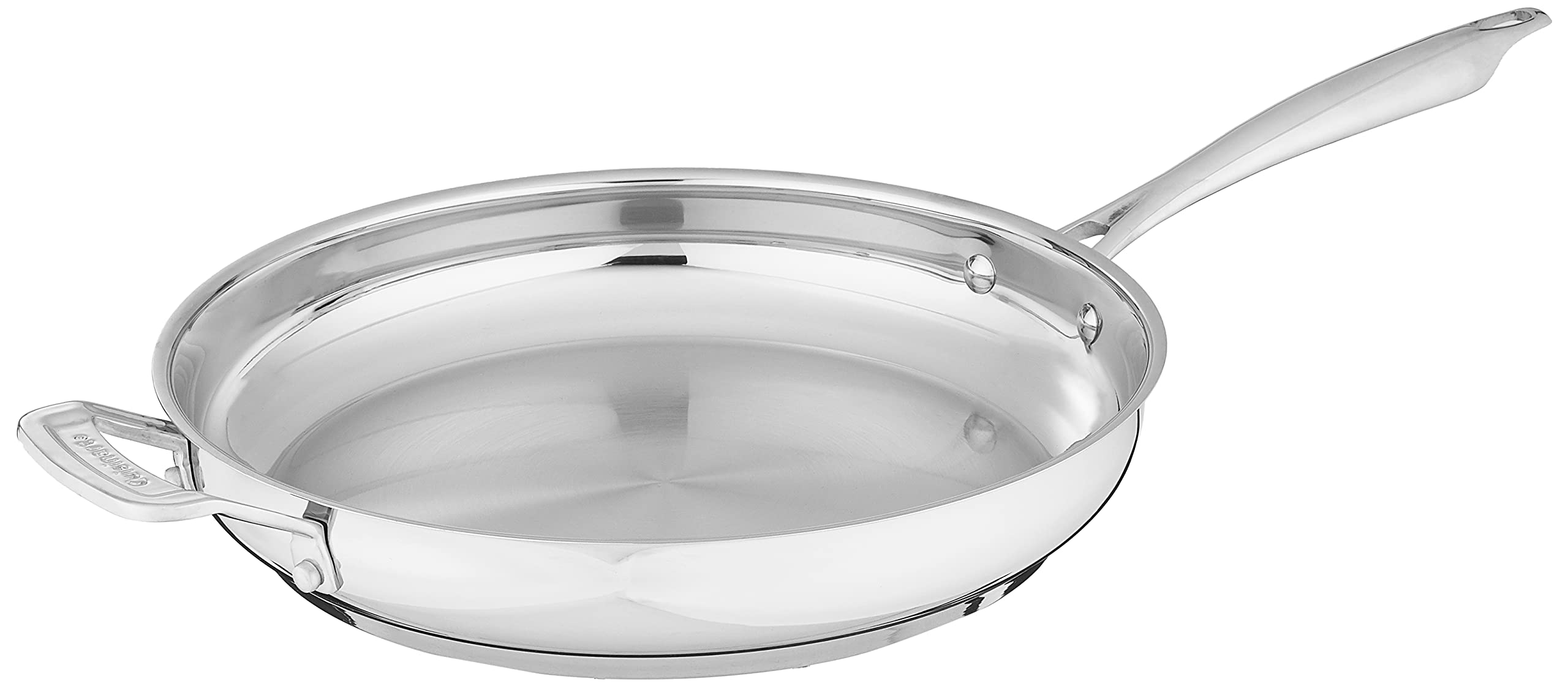 Cuisinart twelve-inch skillet base heats quickly for even browning