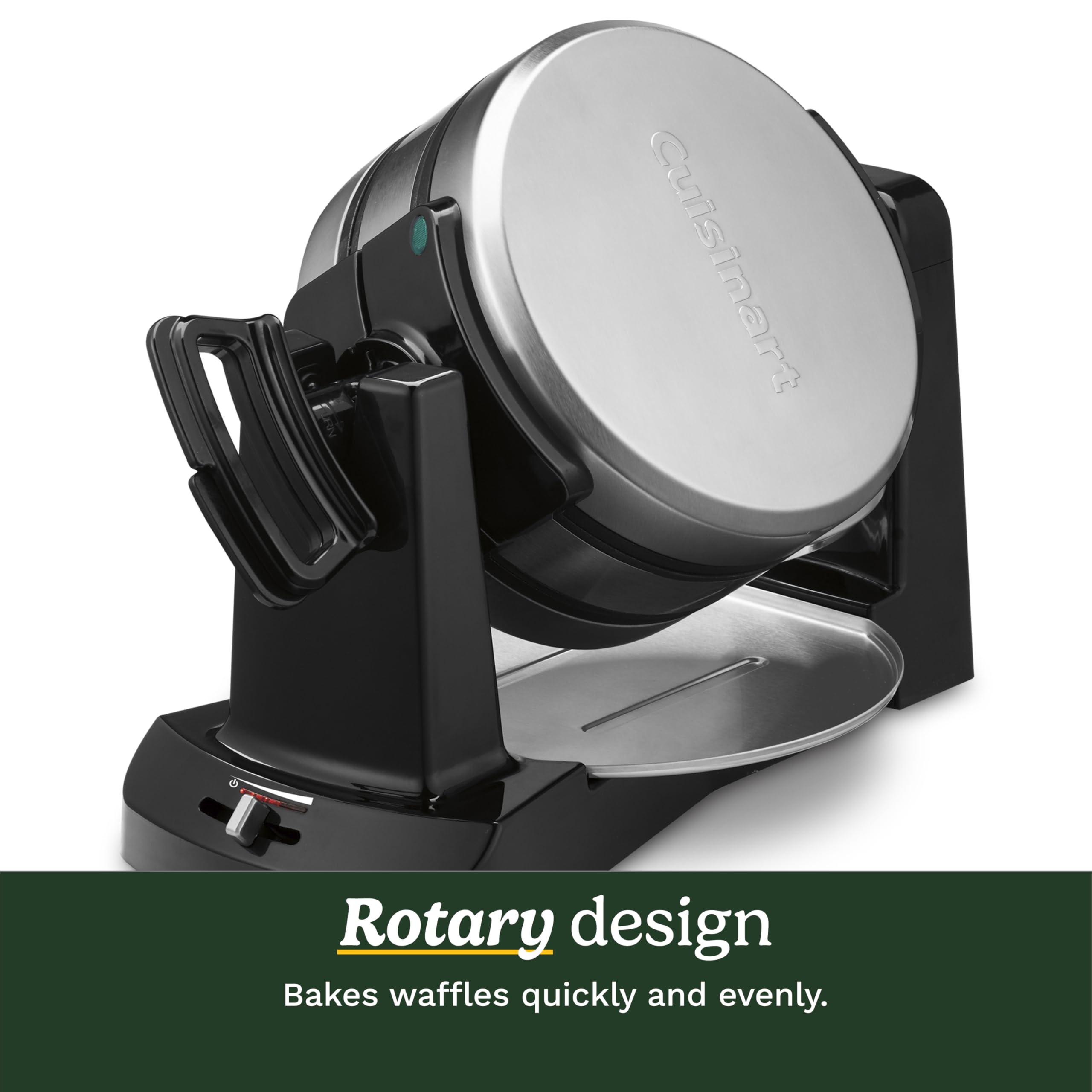 Cuisinart ready indicator and beeping alerts prevent undercooking or overcooking.