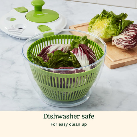 Cuisinart salad spinner 3-quart capacity suits small meals or fruit portions