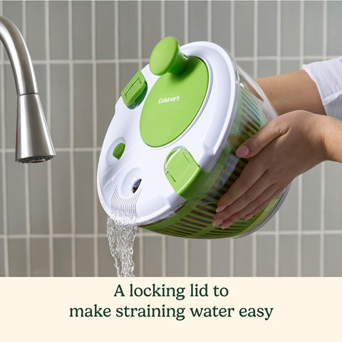 Cuisinart salad spinner non-slip base keeps stability during operation
