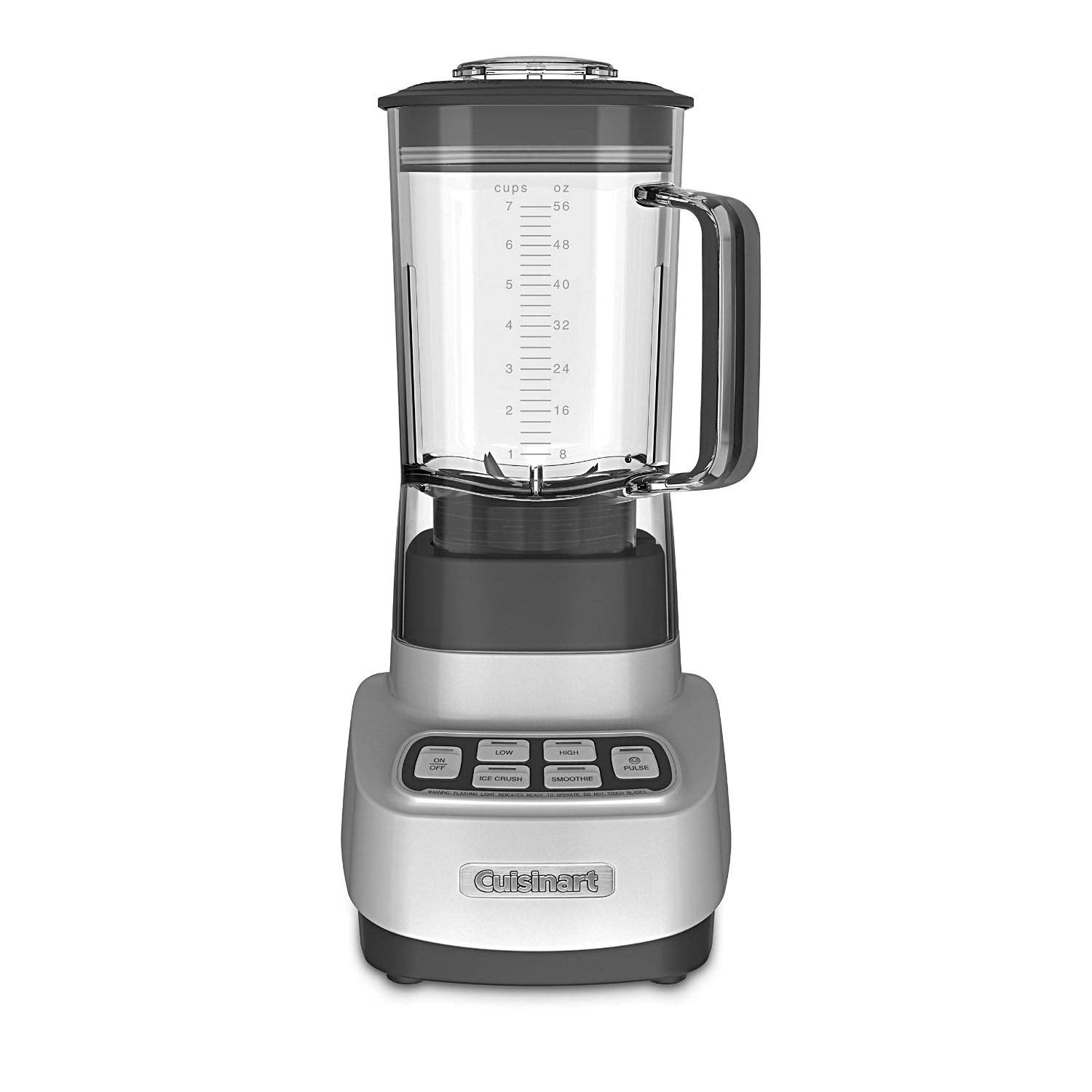 Cuisinart SPB-650P1 lid with 2-ounce measuring cap for precise ingredients.