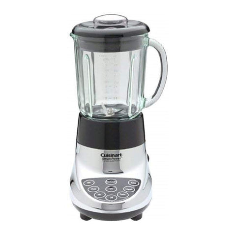 Cuisinart SPB-7CH blender front view with chrome finish for stylish blending.