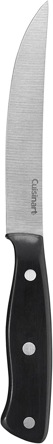Cuisinart stainless rivets secure full-tang for durable use.