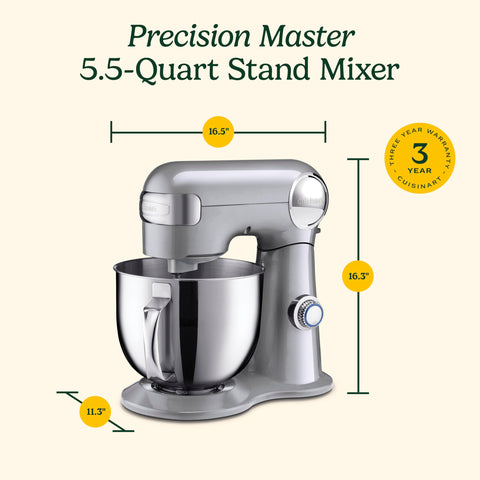 Cuisinart stand mixer optional attachments expand pasta, ice cream, and meat options