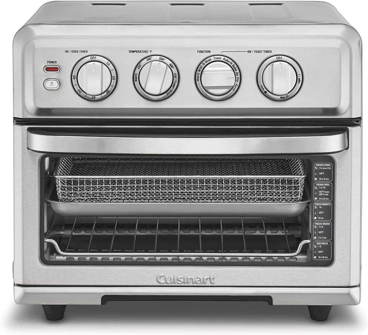 Cuisinart TOA-70NAS interior view showing spacious cavity for family meals