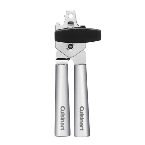Cuisinart silver can opener with durable stainless steel handle for effortless opening