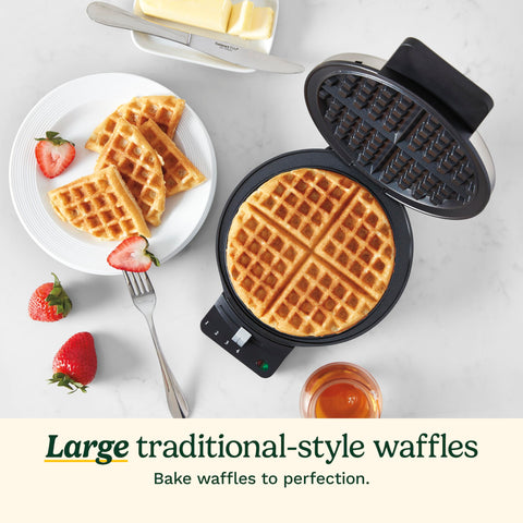 Cuisinart Waffle Maker deep-pocket waffle surface designed for toppings.