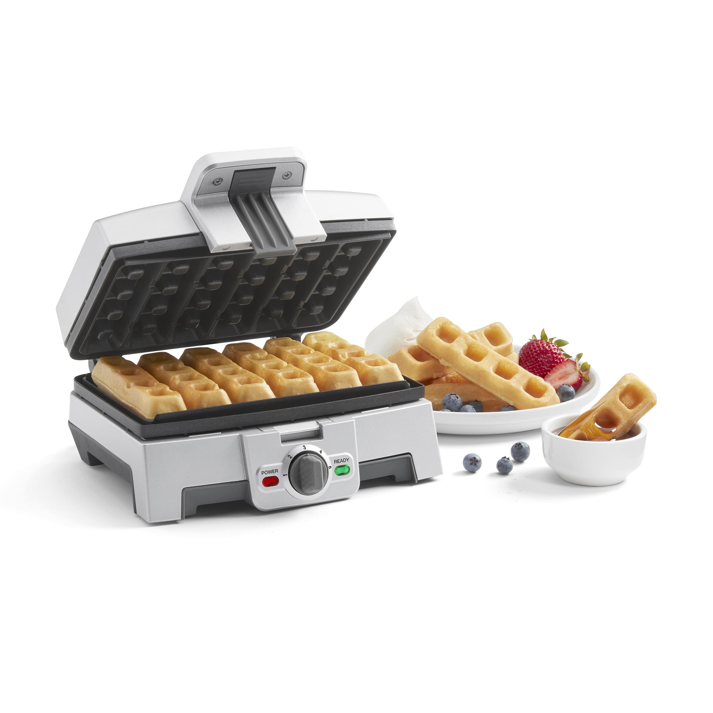 Cuisinart Waffle Stick Maker WAF-ST6 stainless steel body offers durable, long-lasting performance