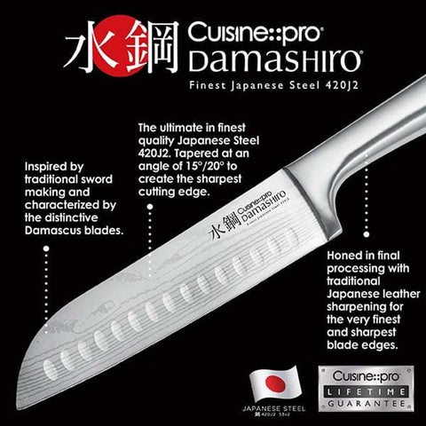 CUISINE::PRO Damascus-inspired blades combine beauty and daily performance.