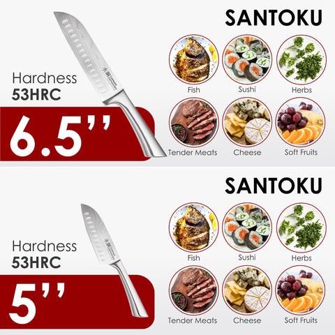 CUISINE::PRO Kumi knife handle design offers balanced, comfortable grip.