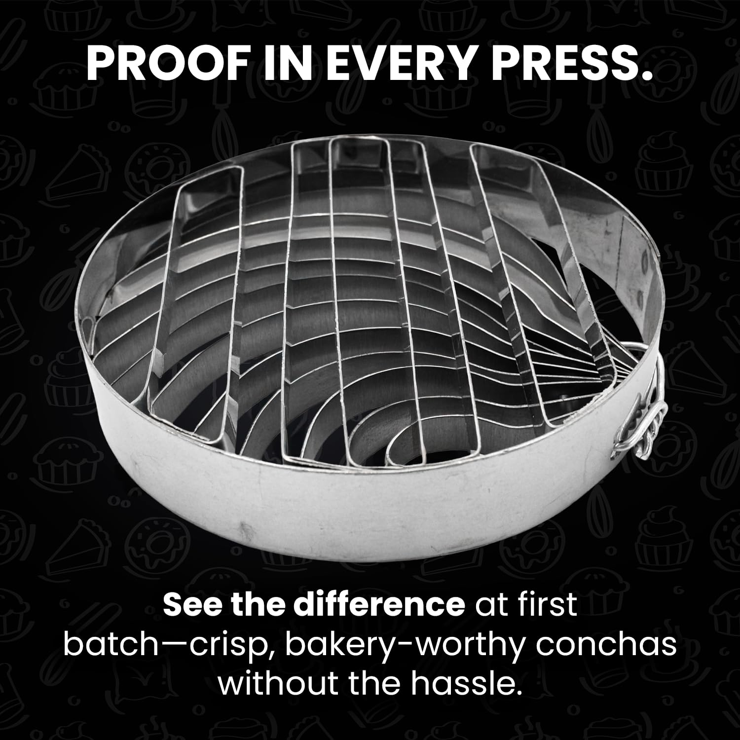 Cuitáxi concha cutting pattern 2-in-1 for versatile conchas.